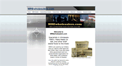 Desktop Screenshot of mrewholesalers.com